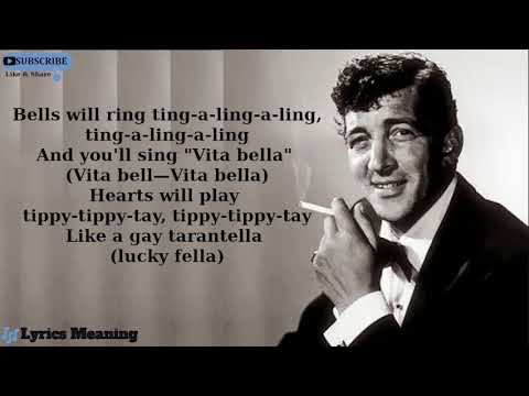 Dean Martin - That's Amore | Lyrics Meaning