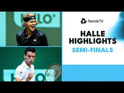 Zverev Takes On Bublik; Rublev Faces Bautista Agut | Halle 2023 Semi-Final Highlights