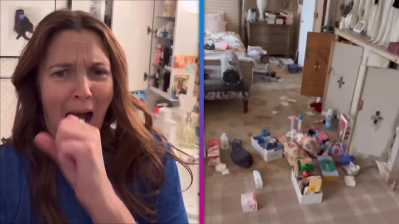 Drew Barrymore Shows Off Shockingly Relatable MESSY Bedroom