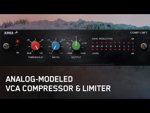 X903 | Transparent VCA Compressor & Limiter | Real-time Effect