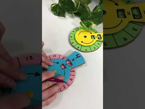 Math wheel for kids | DIY Keiki