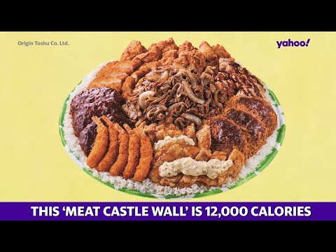This ‘Meat Castle Wall’ takes food portions to new heights