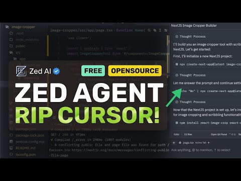 Zed's NEW Agent Mode: RIP Cursor & Windsurf! This OPENSOURCE AI Editor JUST LEVELED UP!