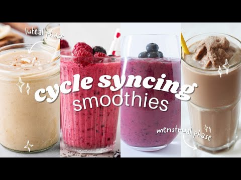 A Smoothie For Every Phase of Your Cycle | Cycle Syncing Recipe Series