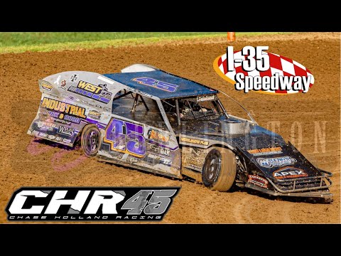 Racing for the win: The FIRST loser at I-35 Speedway in the USRA modified - dirt track racing video image