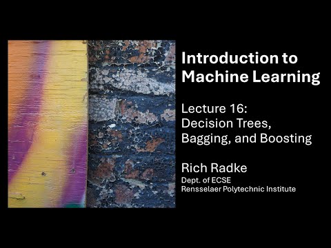 Introduction to Machine Learning Lecture 16: Decision Trees, Bagging, and Boosting