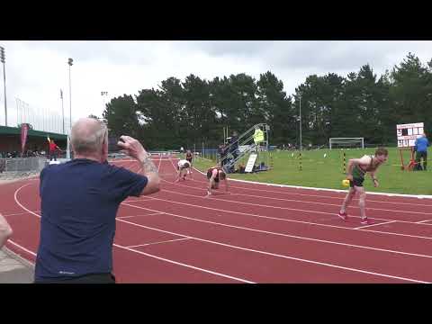 400m hurdles men B string National Athletics League at Kingston 7th May 2022