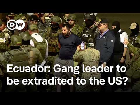 How Ecuador's arrest of Los Choneros drug kingpin could boost Noboa's tough-on-crime reputation