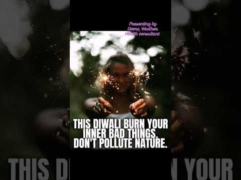 इस दिवाली आपकी खुशी किसी ओर के लिए तकलीफ ना बन जाए। #happiness #medicinefreehealth#enjoy #festival