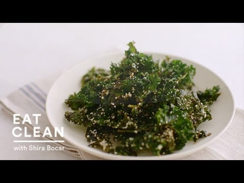 Crispy Sesame Kale Chips - Eat Clean with Shira Bocar