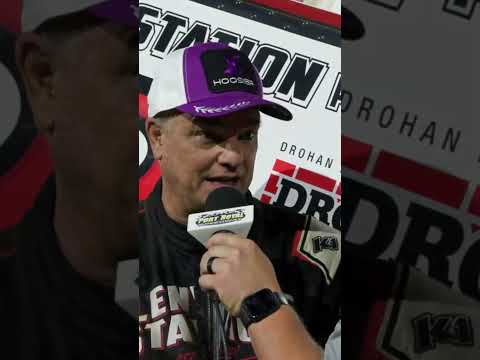 🤝 Lance Dewease has respect for the Macri team, but he wasn't going to let them win. #PASpeedweek - dirt track racing video image