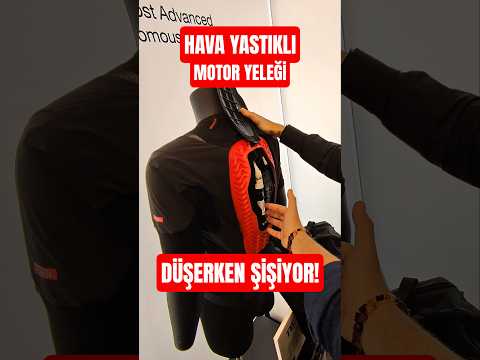 Hava yastıklı motor yeleği #webtekno #shortvideo