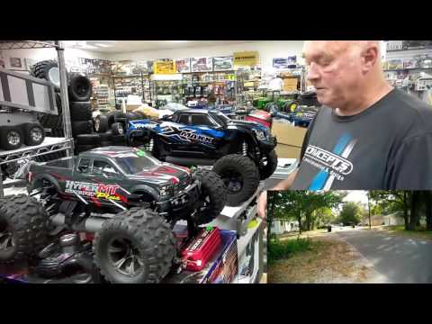 Traxxas X-Maxx vs Hobao Hyper MT @ Morris Kohl Enterprises - UCQGbAWX8sLokMzR3VZr3UiA
