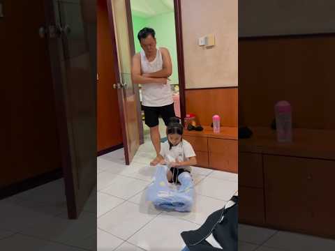 Dad Shocked by Daughter’s Trick 😅 #shortfeed
