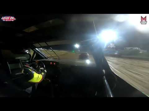 #23 Nick Bradshaw - USRA Tuner - 10-7-2023 Lucas Oil Speedway - In Car Camera - dirt track racing video image