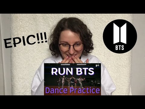Vidéo BTS  -   Run BTS Dance Practice REACTION