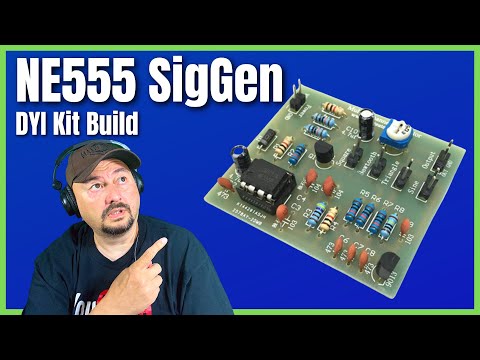 DIY NE555 Signal Generator Kit Build
