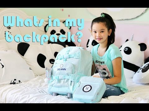 Whats in my backpack?
