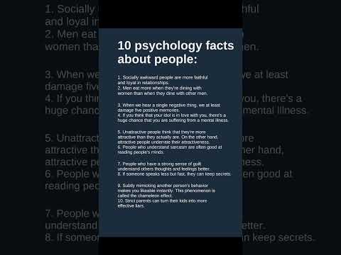 "10 Fascinating Psychology Facts About How People Think & Act" #psychology facts