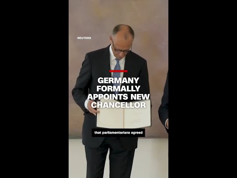 Merz formally appointed new German chancellor