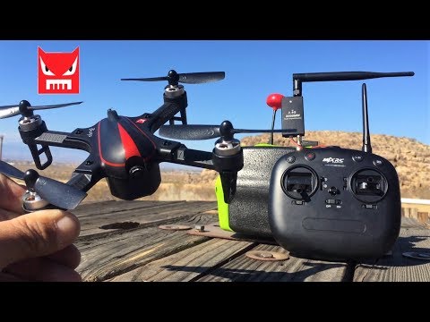 BOOSTED!!!  MJX Bugs3 mini transmitter antenna mod and flight - UC9l2p3EeqAQxO0e-NaZPCpA