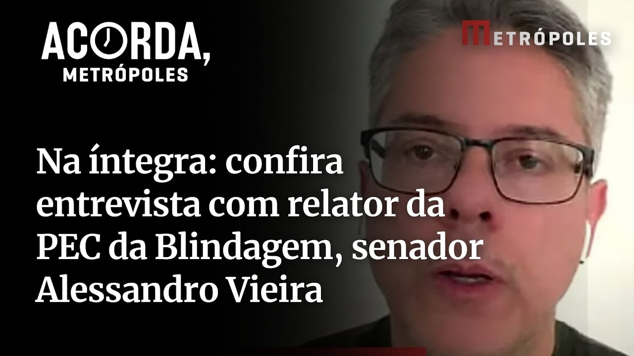 Na íntegra mérito da PEC da Blindagem é defender bandido diz senador Alessandro Vieira