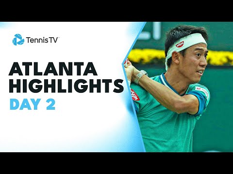 Kei Nishikori Is Back; Eubanks, Shelton Feature | Atlanta 2023 Day 2 Highlights