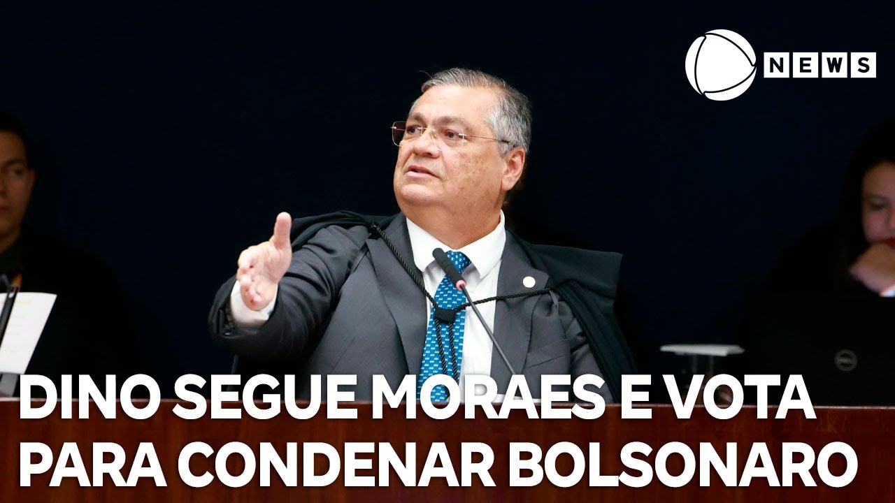 Dino segue Moraes e vota para condenar Bolsonaro e mais sete réus
