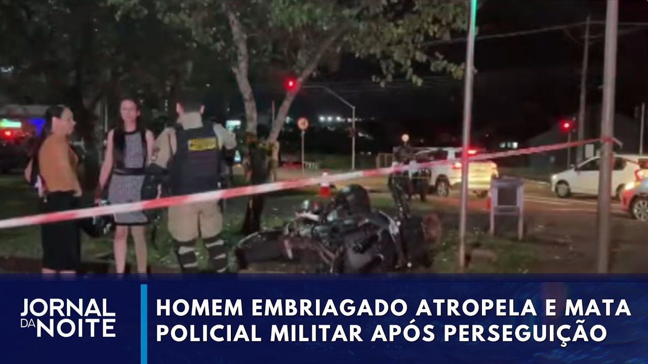 Homem embriagado atropela e mata policial militar após perseguição