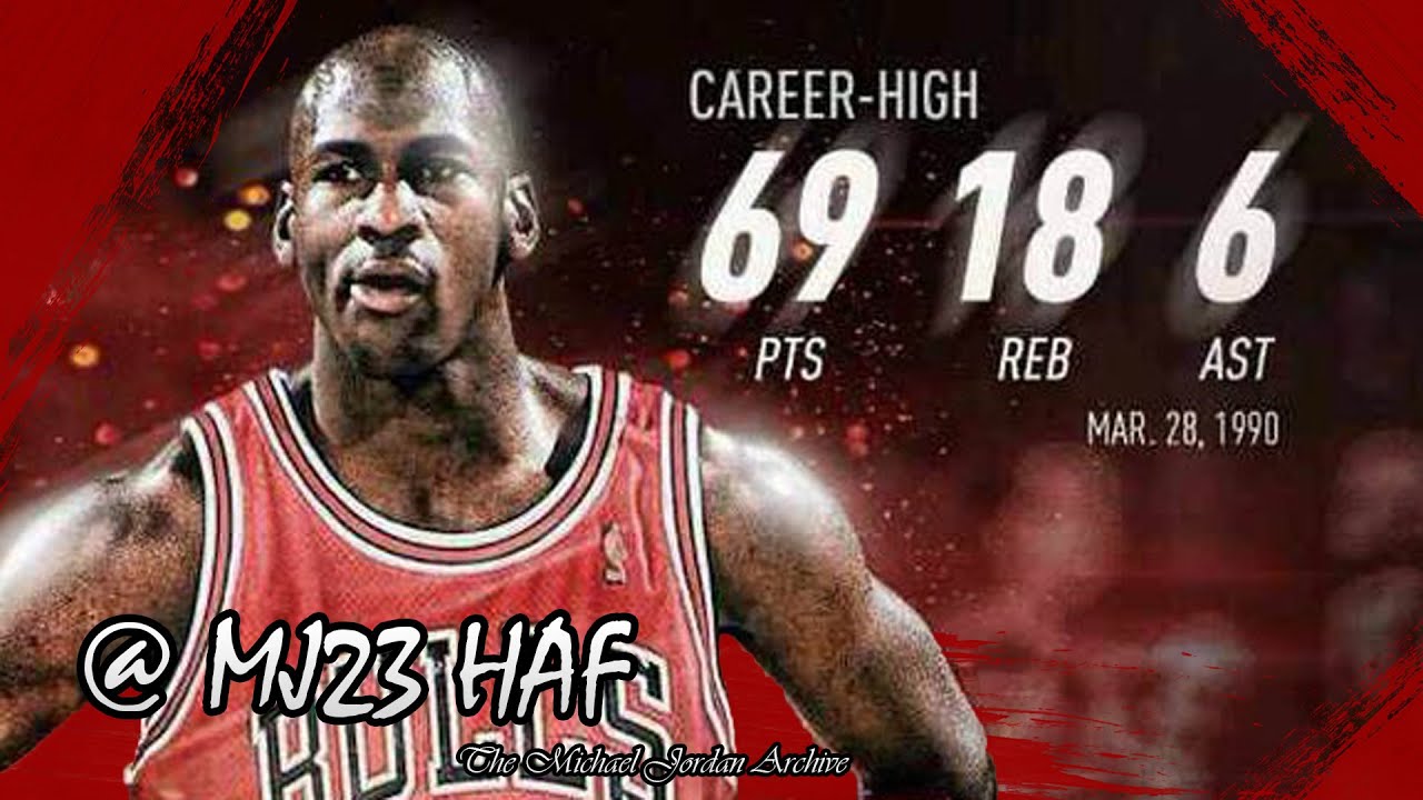 Michael Jordan Career High Highlights vs Cavaliers - 69pts! video clip