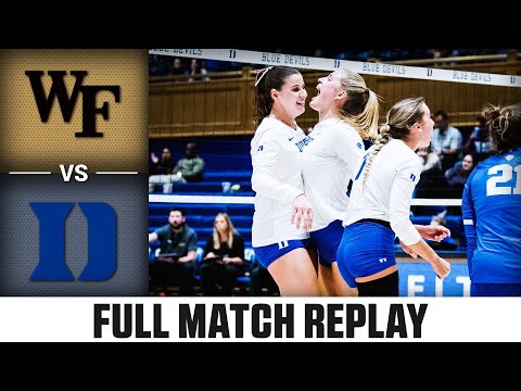 Wake Forest vs. Duke Full Match Replay | 2023 ACC Volleyball
