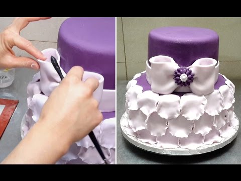 Petals Cake. How To *Decorar con Fondant by CakesStepbyStep - UCjA7GKp_yxbtw896DCpLHmQ