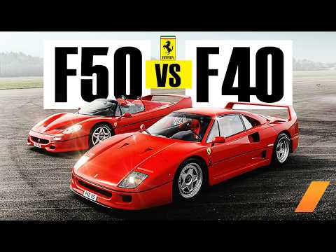 Ferrari F40 v Ferrari F50. Like You've Never Seen Them Before  /CHRIS HARRIS ON CARS - UC5rBpVgv83gYPZ593XwQUsA