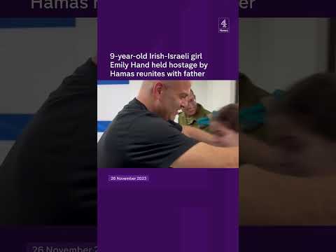 9-year-old Irish-Israeli reunites with father