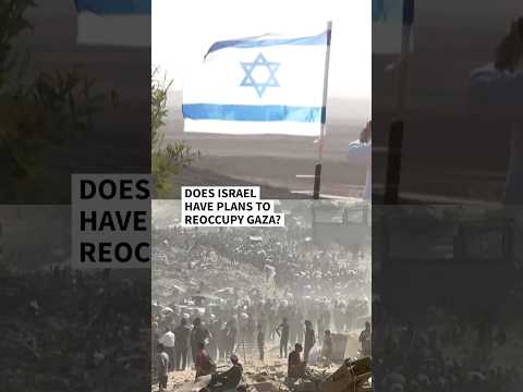 Does Israel have plans to reoccupy Gaza? | AFP #shorts