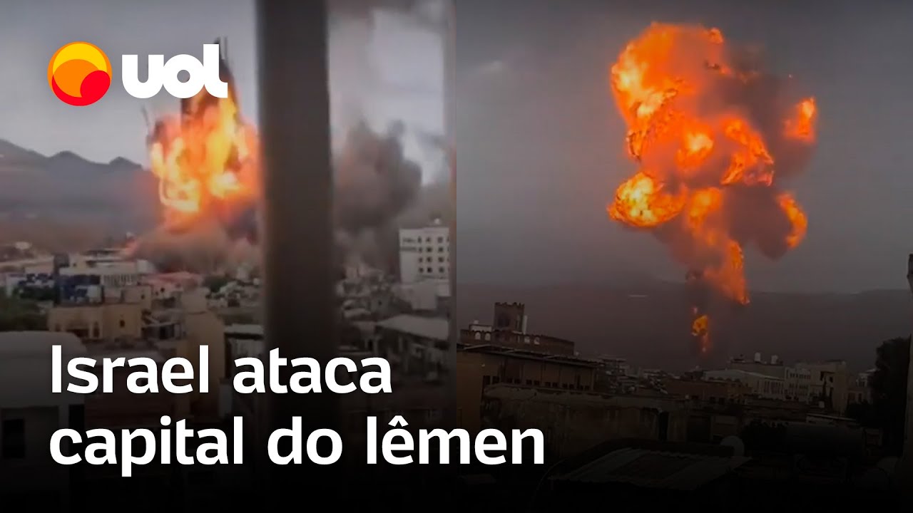 Israel lança ataques aéreos em Sanaa, capital do Iêmen; vídeos mostram bombardeios