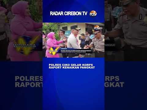 Polres Ciko Gelar Korps Raport Kenaikan Pangkat