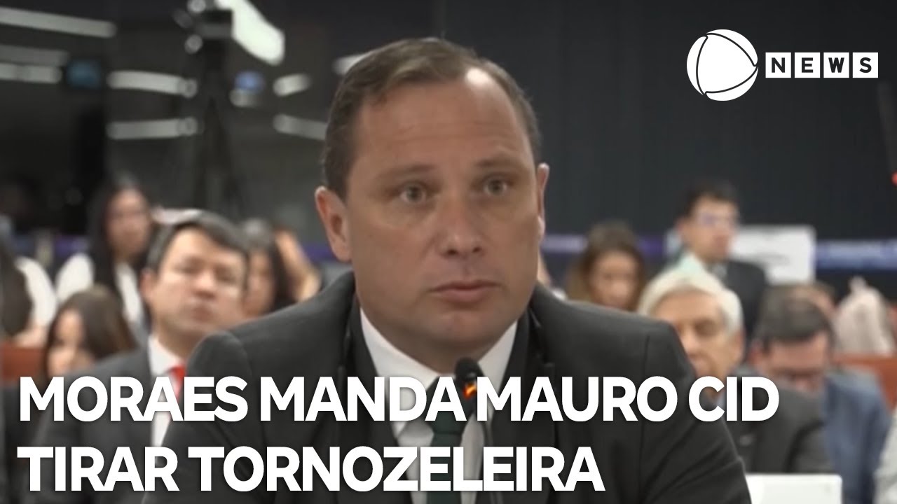 Moraes manda Mauro Cid tirar tornozeleira e cumprir pena em regime aberto  TV Online Moraes manda Mauro Cid tirar tornozeleira e cumprir pena em regime aberto