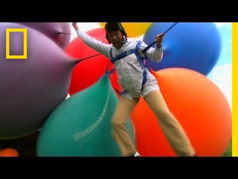 I Didn't Know That - Lifting a Man with Helium Balloons? - UCpVm7bg6pXKo1Pr6k5kxG9A