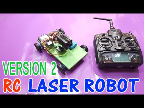 How to make Laser ROBOT Remote Controlled - version2 - UCFwdmgEXDNlEX8AzDYWXQEg