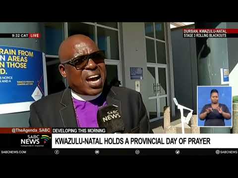 KZN Floods | KwaZulu-Natal holds a Provincial Day of Prayer: Thulani Msimang updates