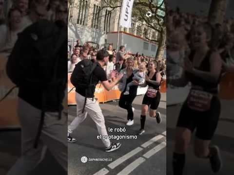 SU NOVIO LA INTERRUMPE EN LA META #marathonfail #drama #running