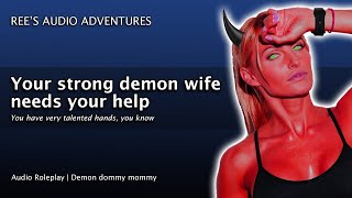 Your demon wife needs you to help her with something | F4M | Audio rol