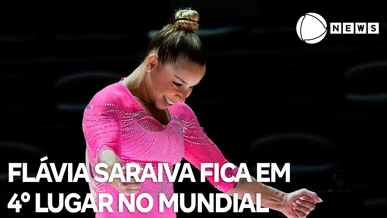 Flávia Saraiva fica em 4º lugar no Mundial de Ginástica Artística
