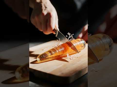 Cutting Crystal Glass Fruits — Satisfying ASMR in 4K 🍓🔪✨