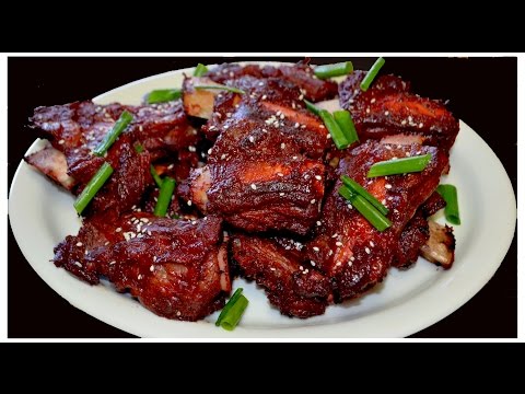 Costillas de puerco chinas rojas de res al horno - Una deliciosa  Comida China - UCIRNADSE7zTt6_MshDlnZSA