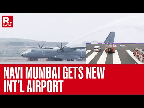 Navi Mumbai Gets New International Airport | IAF Aircraft Makes Landmark Touchdown
