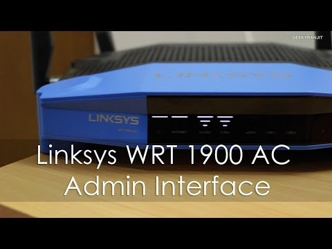 Linksys WRT 1900 AC WiFi Router Admin Interface - UCO2WJZKQoDW4Te6NHx4KfTg