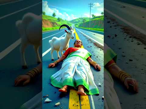 An old grandmother and a goat both story 😢 😢 #aitranding #aitrends2025 #dadiaivideo