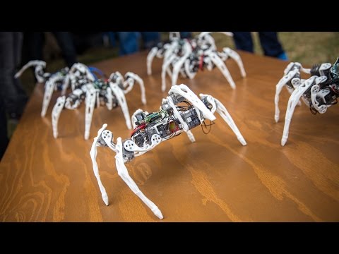 Robot Spiders Controlled by Intel's Edison Chip - UCiDJtJKMICpb9B1qf7qjEOA